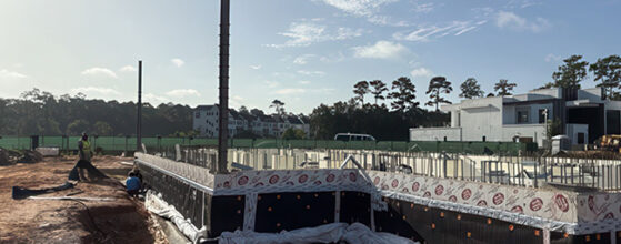Foundation Waterproofing at Aria Isle with Ultimate Homes