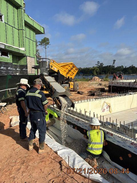 Foundation Waterproofing at Aria Isle
