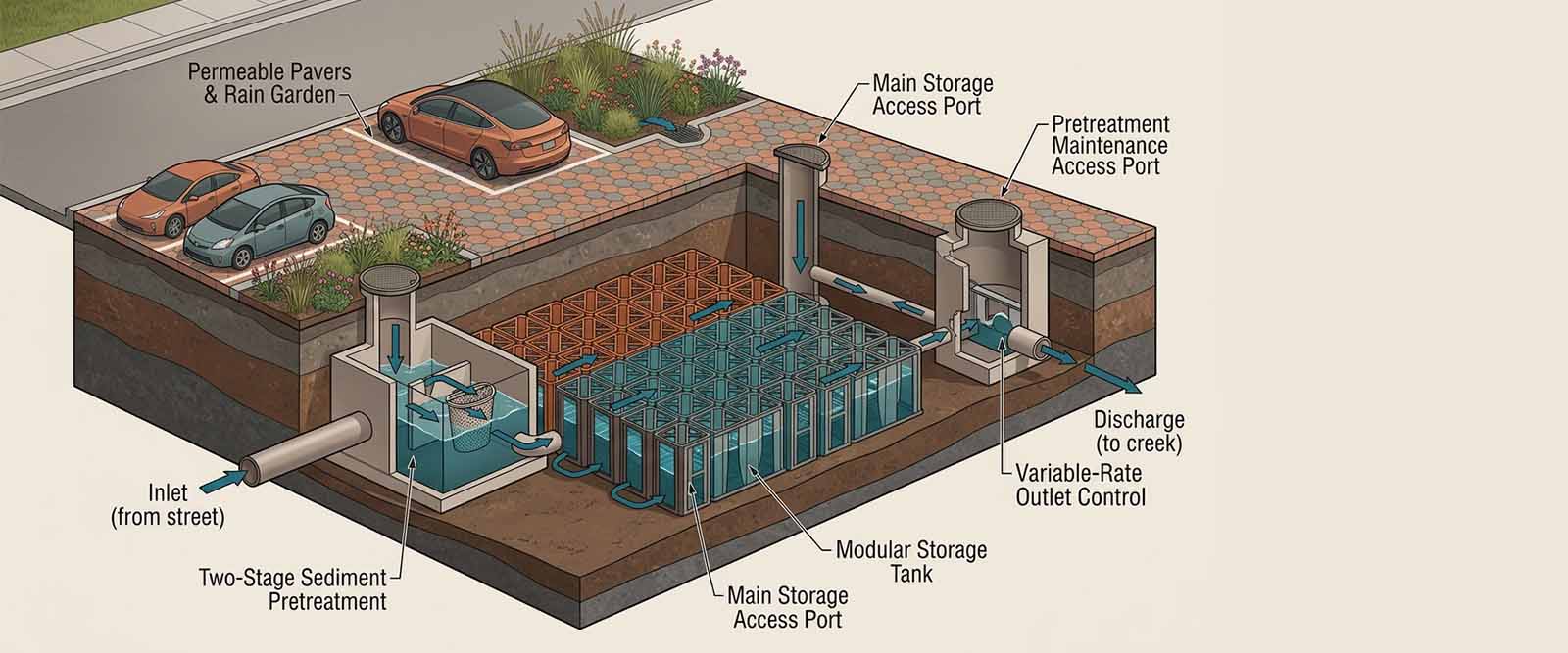 What Changes When Stormwater Detention Goes Underground